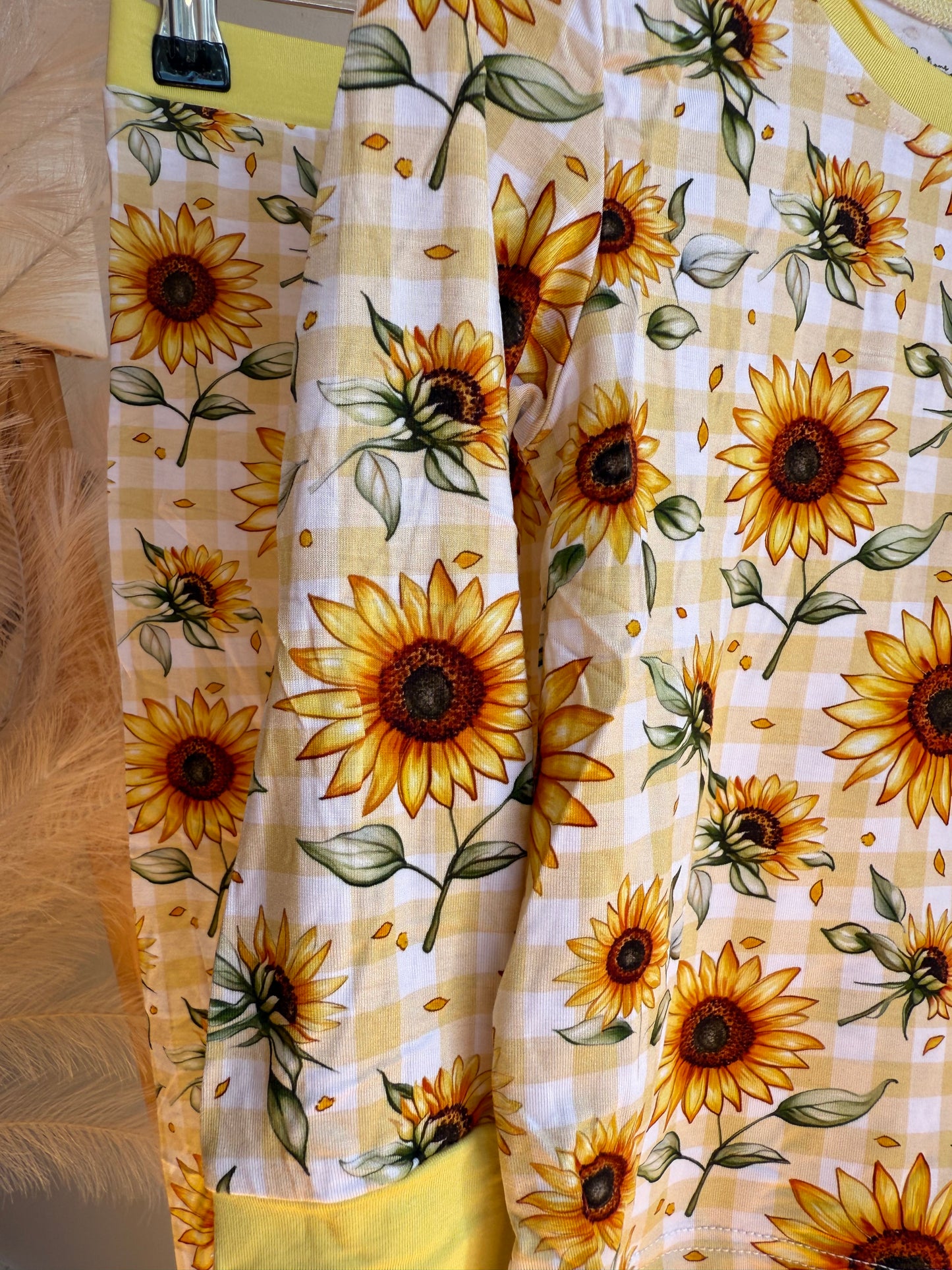 Gingham Sunflowers