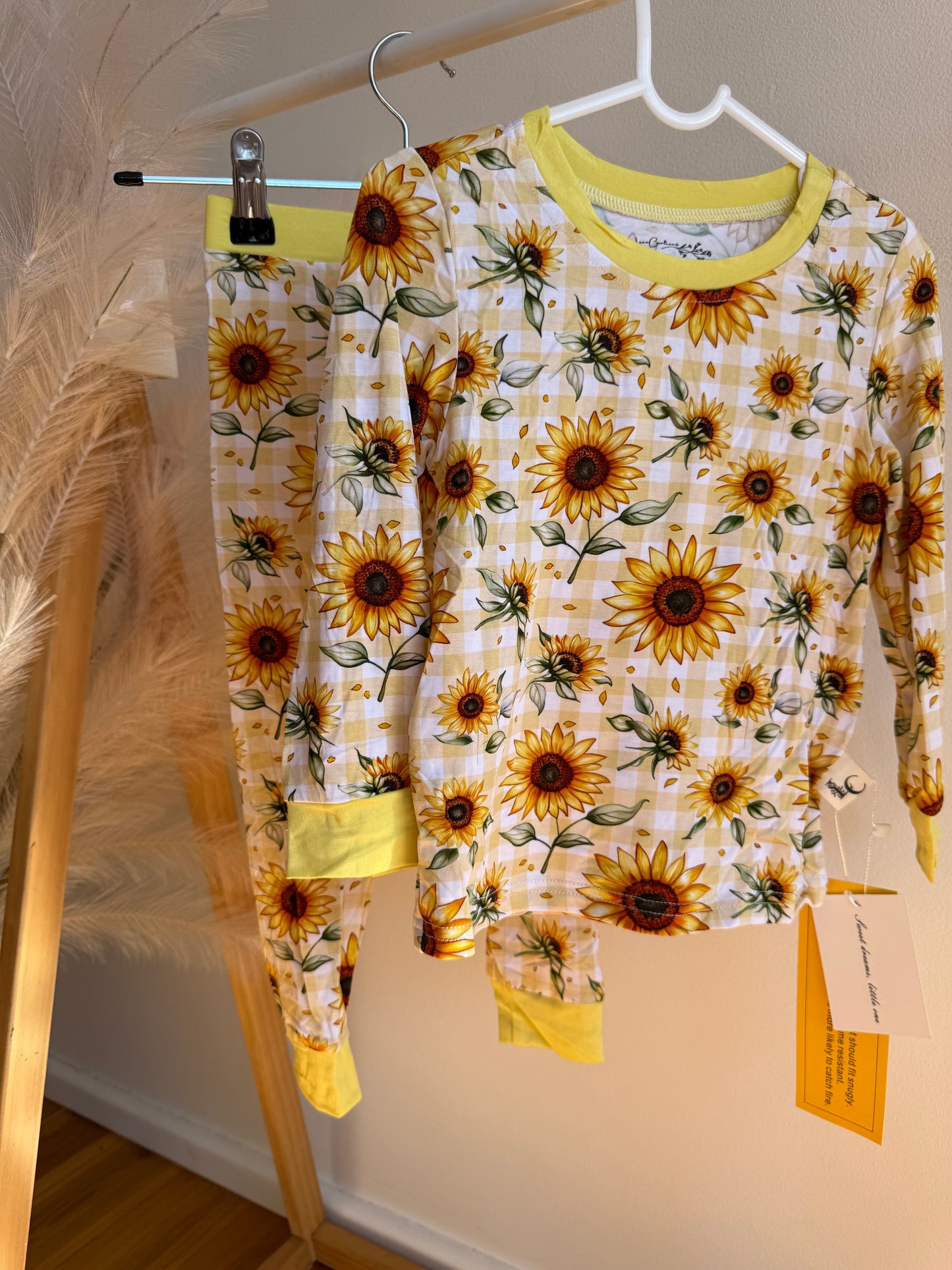 Gingham Sunflowers