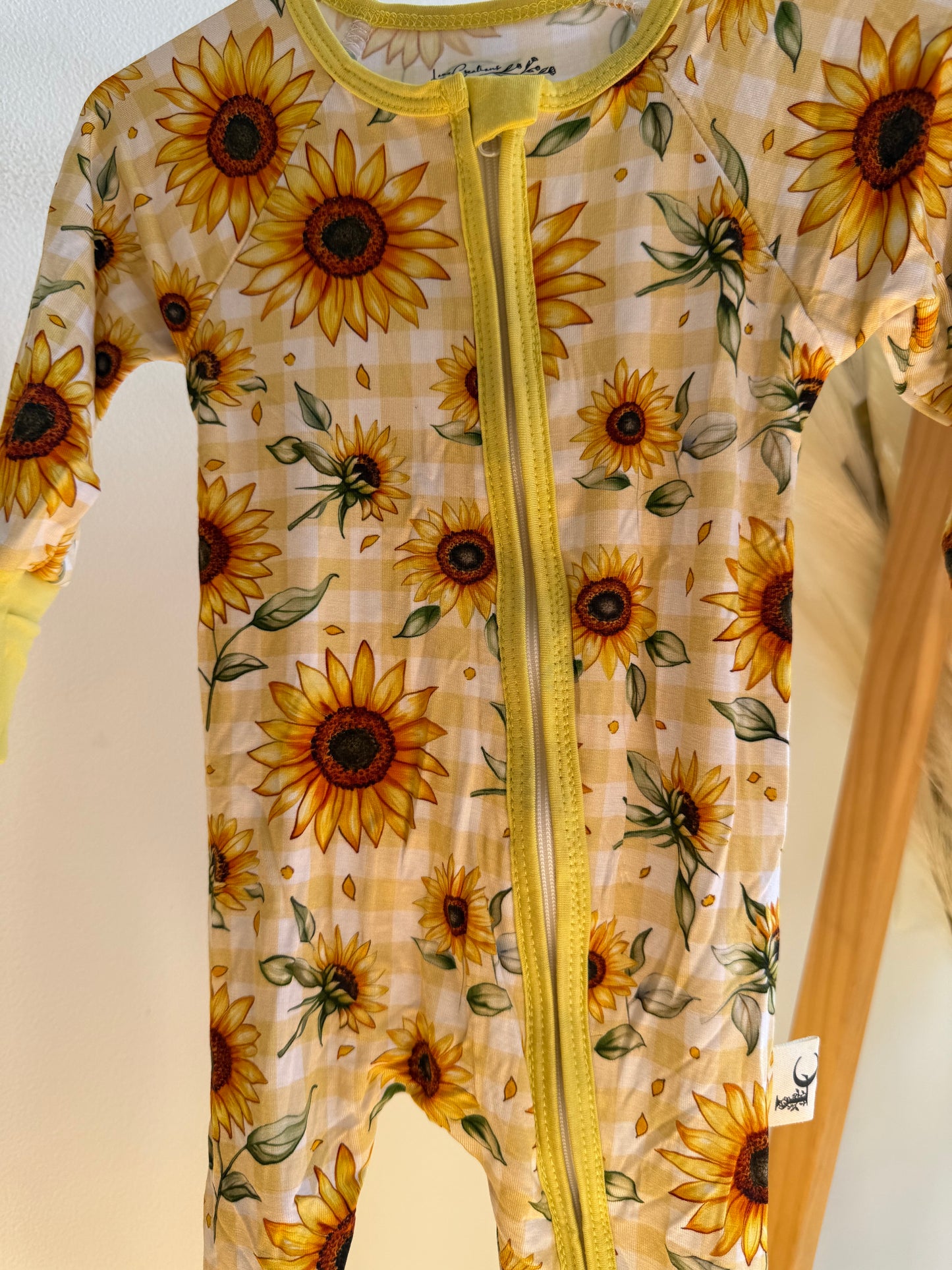 Gingham Sunflower