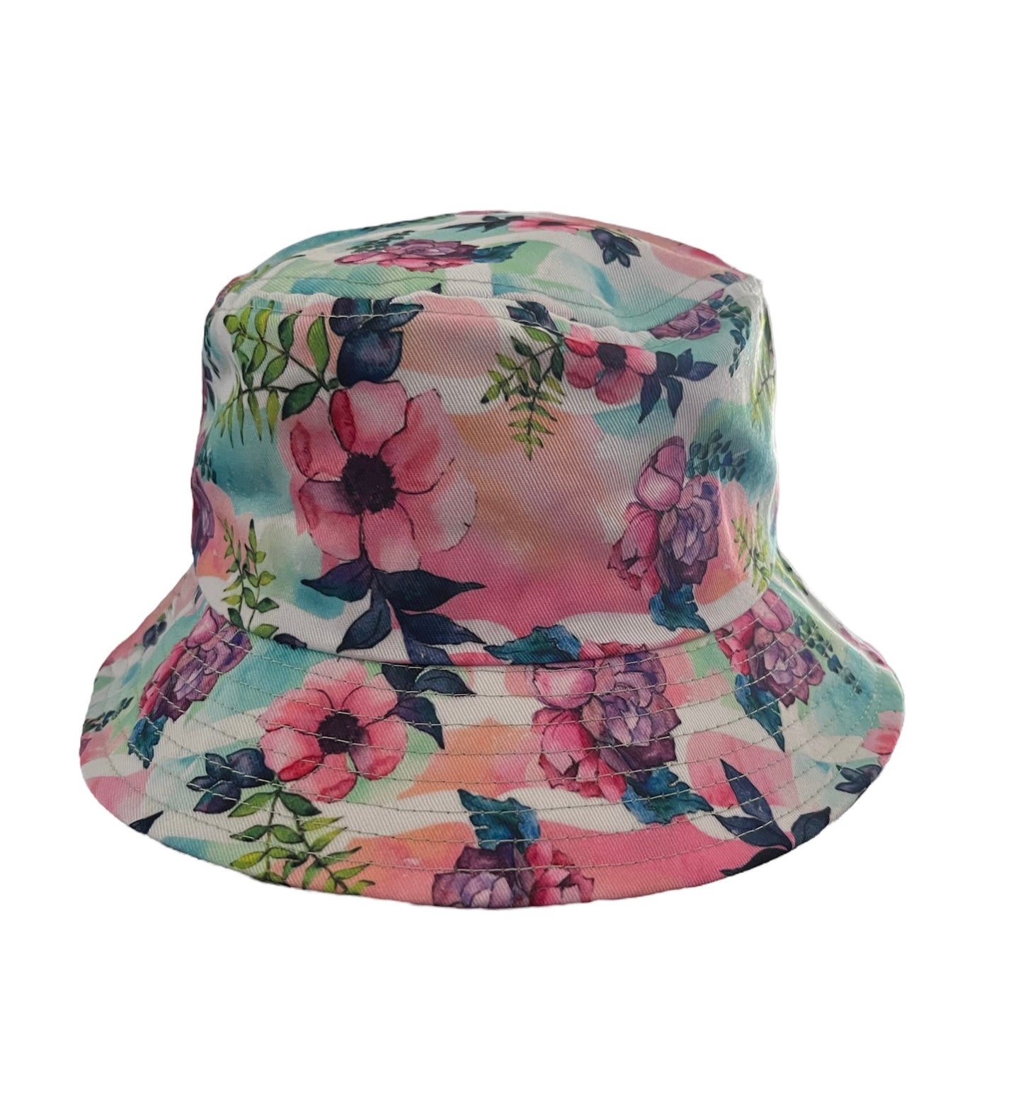 Floral hat 2-4 Y