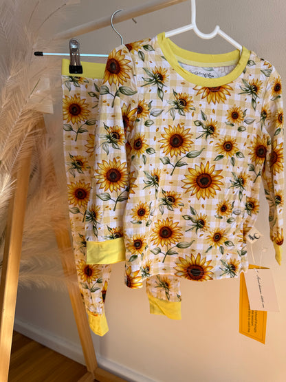 Gingham Sunflowers