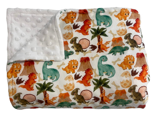 Dinosaur Cot Blanket