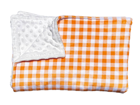 Orange gingham