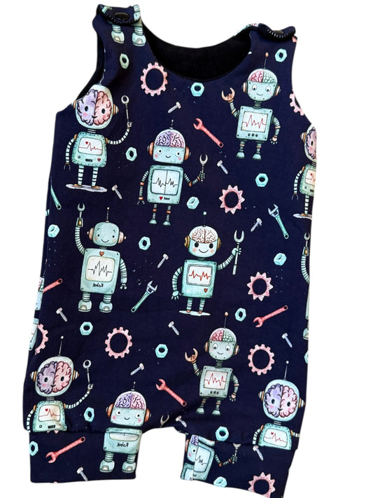 Brainy robot overalls