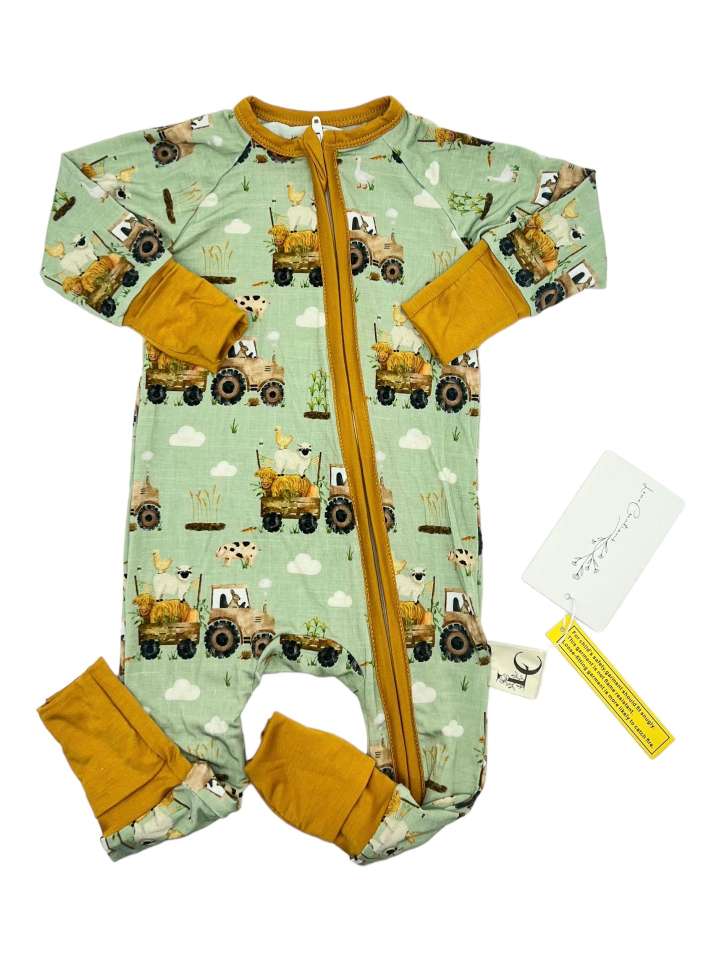 Tractor onesie