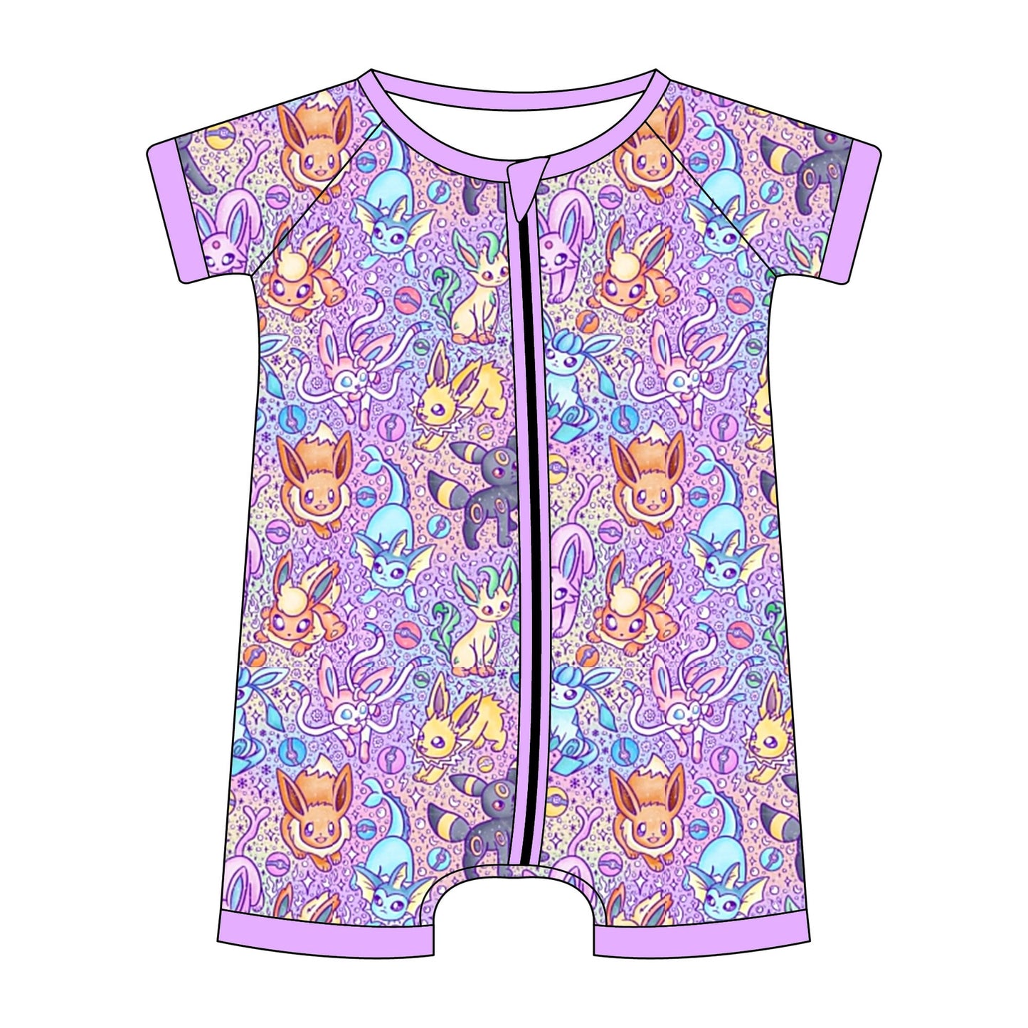 Evee purple Romper