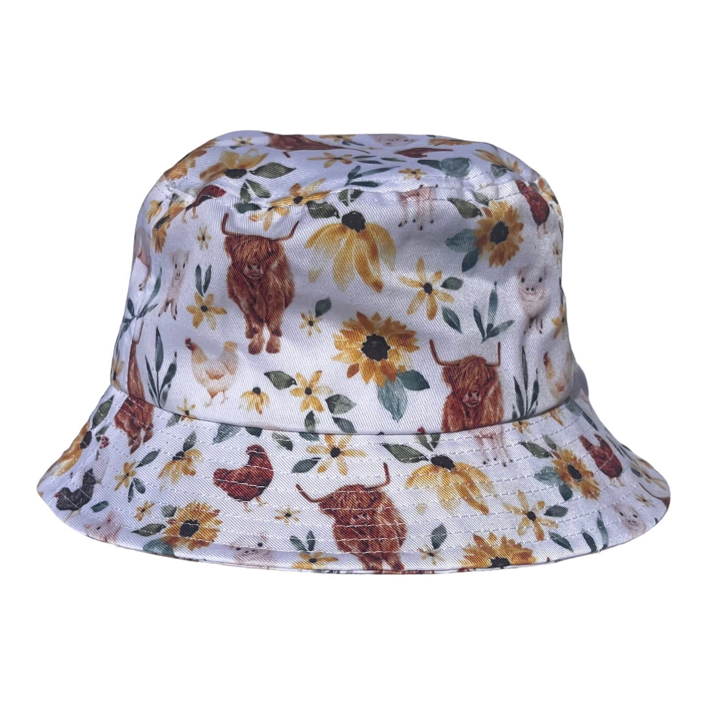 Cow & sunflower Hat